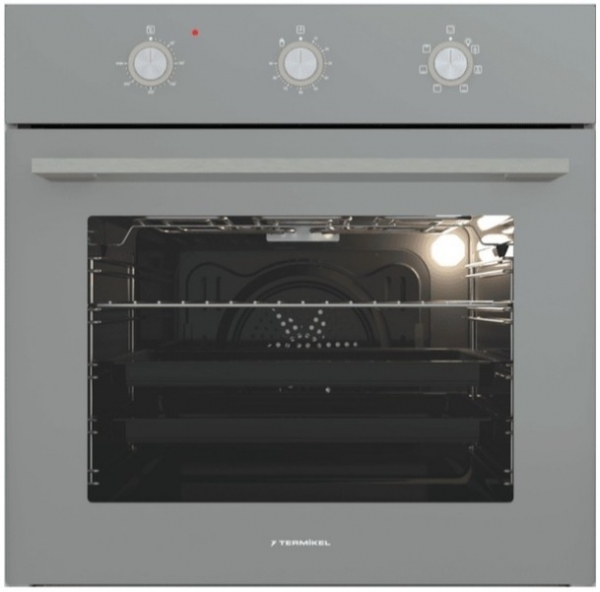 Termikel Antrasit Ankastre Set BH P7144C A + BO O6435C A + CH S6532C BA