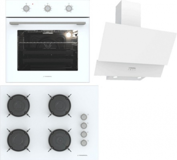 Termikel Beyaz Ankastre Set BH P7144C W + BO O6435C W + CH C6532C WW
