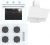 Termikel Beyaz Ankastre Set BH P7144C W + BO O6435C W + CH C6532C WW
