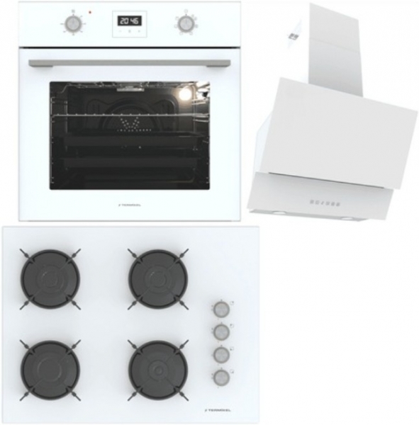 Termikel Beyaz Ankastre Set BH P7144C W + BO O64D5C W + Argemon WW60