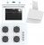 Termikel Beyaz Ankastre Set BH P7144C W + BO O64D5C W + Argemon WW60
