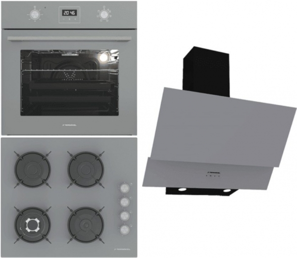 Termikel Gri Ankastre Set BH P6194C A + BO O64D5C A + CH C6532C BA
