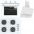 Termikel Beyaz Ankastre Set BH P7194C W + BO O6435C W + Argemon WW60