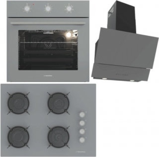 Termikel Gri Ankastre Set BH P7144C A + BO O6435C A + Argemon BA60