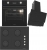 Termikel Siyah Ankastre Set BH P7144C B + BO O6555C DB + Argemon BB60