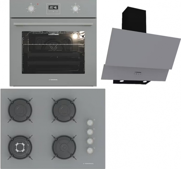 Termikel Gri Ankastre Set BH P7194C A + BO O64D5C A + CH C6532C BA