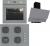 Termikel Gri Ankastre Set BH P7194C A + BO O64D5C A + CH C6532C BA
