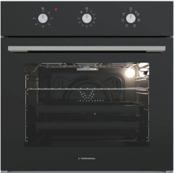 Termikel Siyah Ankastre Set BH P7144C B + BO O6435C B + CH C6532C BB
