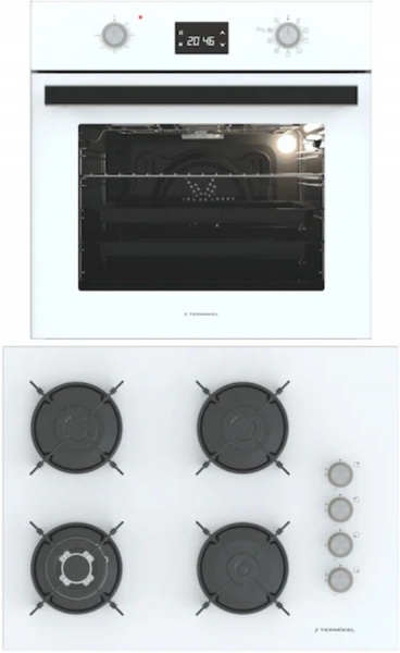 Termikel Beyaz 2'li Ankastre Set BH P7194C W + BO O6555C W +