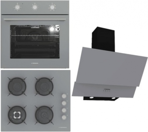 Termikel Antrasit Ankastre Set BH P6194C A + BO O6435C A + CH C6532C BA