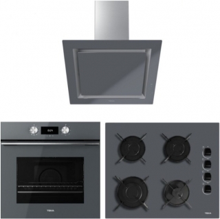 Teka Gri Ankastre Set GBE 64002 KBC ST + HLB 8400 ST + DLV 68660 ST TOS