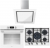 Teka Beyaz Ankastre Set GZC 75330 XBC WH + HLB 8400 + DLV 68660 WH TOS