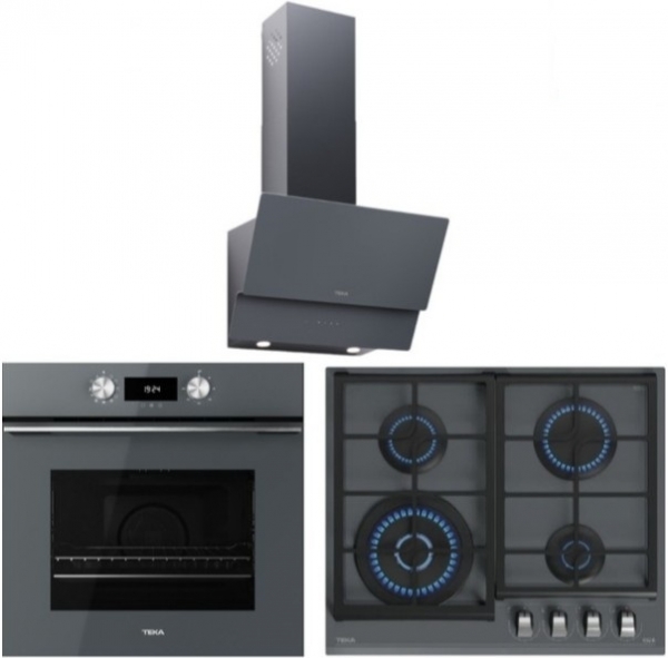 Teka Gri Ankastre Set GZC 64320 XBC ST + HLB 8400 ST + ATV 60 Pro ST