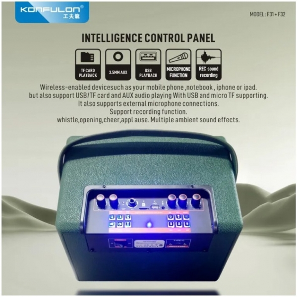 Konfulon F31 Bluetooth Hoparlör