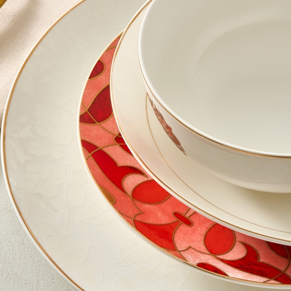 Karaca Elegance Bone Aria 54 Parça Yemek Takımı