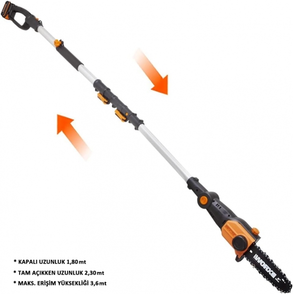 Worx WG349E Budama Testeresi