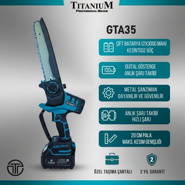 Titanium GTA35 Budama Testeresi