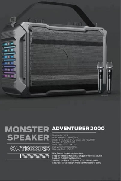 Monster Adventurer 1000 Müzik Sistemi