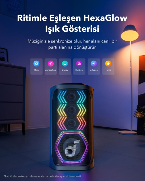 Anker SoundCore Rave 3 AI Müzik Sistemi