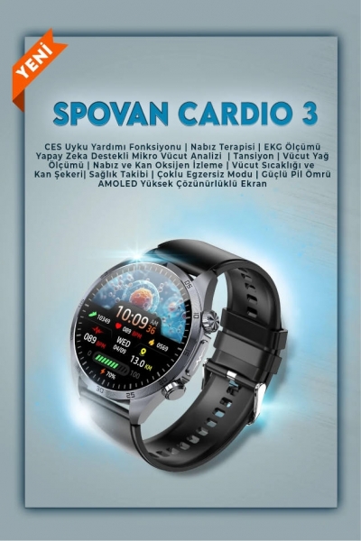 Spovan Cardio 3 Akıllı Saat