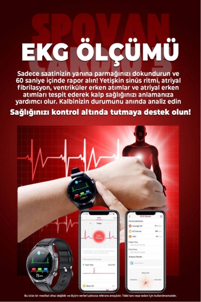 Spovan Cardio 3 Akıllı Saat