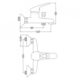 GMS Narin NRN103 Banyo Bataryası