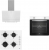Beko Beyaz Ankastre Set BOCD T 6011 EB + BFM 310 B + BDE 6050 HB