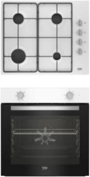Beko Eco 2'li Beyaz Ankastre Set BOMD D 6110 EB + BFM 310 B +