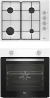 Beko Eco 2'li Beyaz Ankastre Set BOMD D 6110 EB + BFM 310 B +