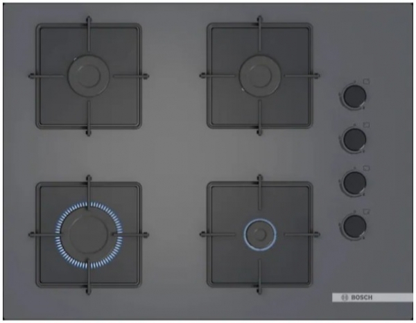 Bosch Gri Set 306 Ankastre Set POP7C9P30O + HBF512BH1T + DWK66PJ70T