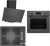 Bosch Gri Set 264 Ankastre Set POP7C9O12O + HBF512BH1T + DWK64PJ70T