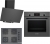 Bosch Gri Set 310 Ankastre Set POP7C9P30O + HBF512BH1T + DWK64PJ70T