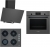 Bosch Gri Set 261 Ankastre Set POP6C9O10O + HBF512BH1T + DWK64PJ70T