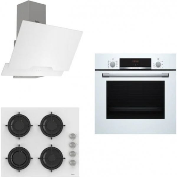 Bosch & Ferre Set 220 Ankastre Set CS206 + HBF534EW0T + D064