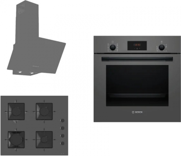 Bosch & Ferre Gri Ankastre Set SS208 + HBF512BH1T + D088