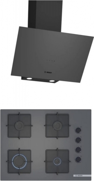 Bosch 2'li Gri Ankastre Set POP7C9P30O + + DWK64PJ70T