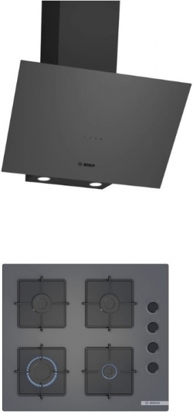 Bosch 2'li Gri Ankastre Set POP6C9P30O + + DWK64PJ70T