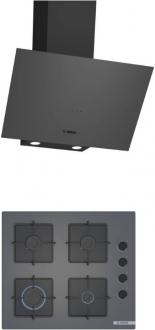 Bosch 2'li Gri Ankastre Set POP6C9P30O +  + DWK64PJ70T