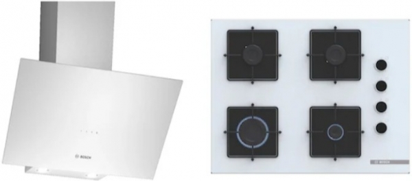 Bosch 2'li Beyaz Ankastre Set POP7C2P30O + + DWK64PJ20T