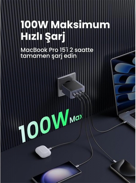 Ugreen Nexode Air 100W Şarj Aleti
