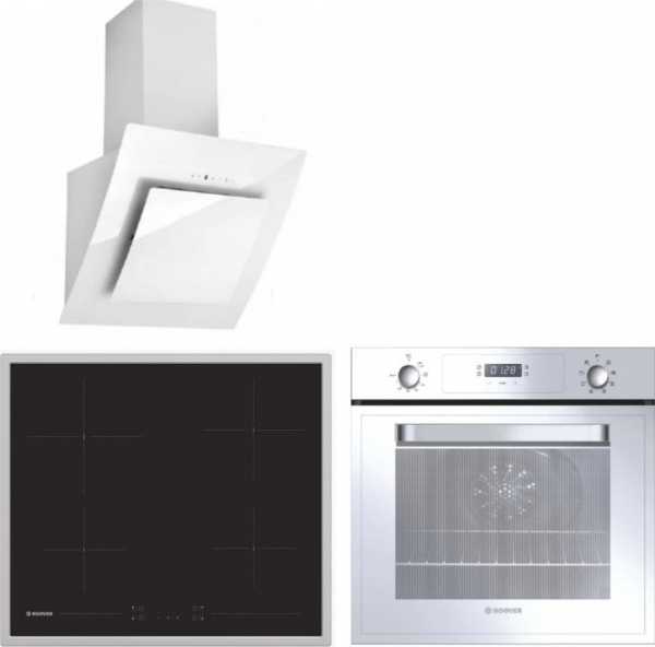 Candy & Hoover Beyaz Ankastre Set HH64FC + HOT 3051 WI + CDM656WTK