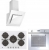 Candy & Hoover Beyaz Ankastre Set HVG74WK3W + HOT 3051 WI + 650M3