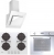 Candy & Hoover Beyaz Ankastre Set HVW6MW + HOT 3051 WI + 650M3