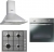 Candy & Hoover İnox Ankastre Set CHW6LX + FCS 100 + HCH6MXTK