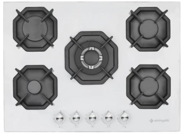 Eminçelik Ultra Lüx Beyaz Ankastre Set AH 2250 SD BW WG70 + AO 2163 W60 + CH 1454 RC W60