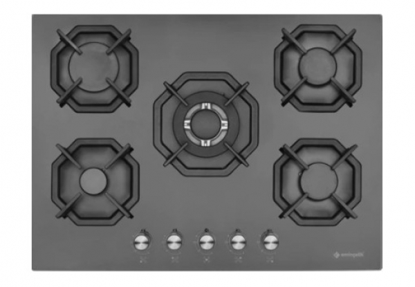 Eminçelik Ultra Lüx Siyah Ankastre Set AH 2250 SD BW BG70 + AO 2163 B60 + CH 1454 RC B60