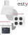 Esty Beyaz Ankastre Set ACO5601W01 + AEF6601W02 + 3462