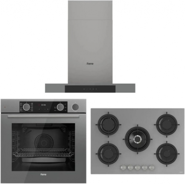 Ferre Fryart Steam Gri Ankastre Set RS038 + XE64CPR + D102
