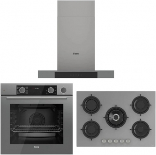 Ferre Fryart Steam Gri Ankastre Set RS038 + XE64CPR + D102