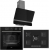 Ferre Fryart Steam Siyah Ankastre Set SS035 + XE64CS + D080